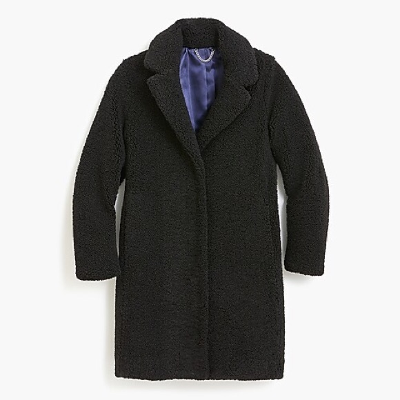JCrew teddy sherpa topcoat NWT XXS - Picture 1 of 4